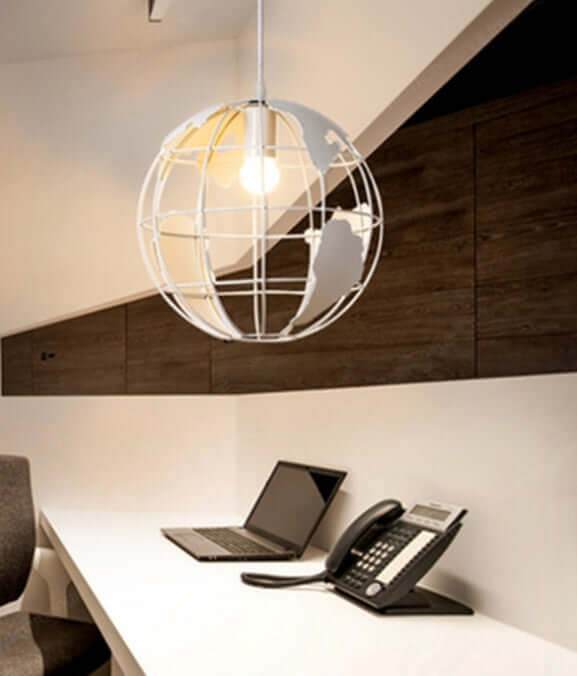 Globe Pendant Light – Earth Globe Lamp for Unique and Artistic Illumination
