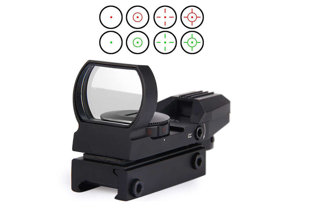 "11/20 mm Holographic Sight - Precision Optical Scope with Adjustable Magnification for Enhanced Targeting Accuracy"