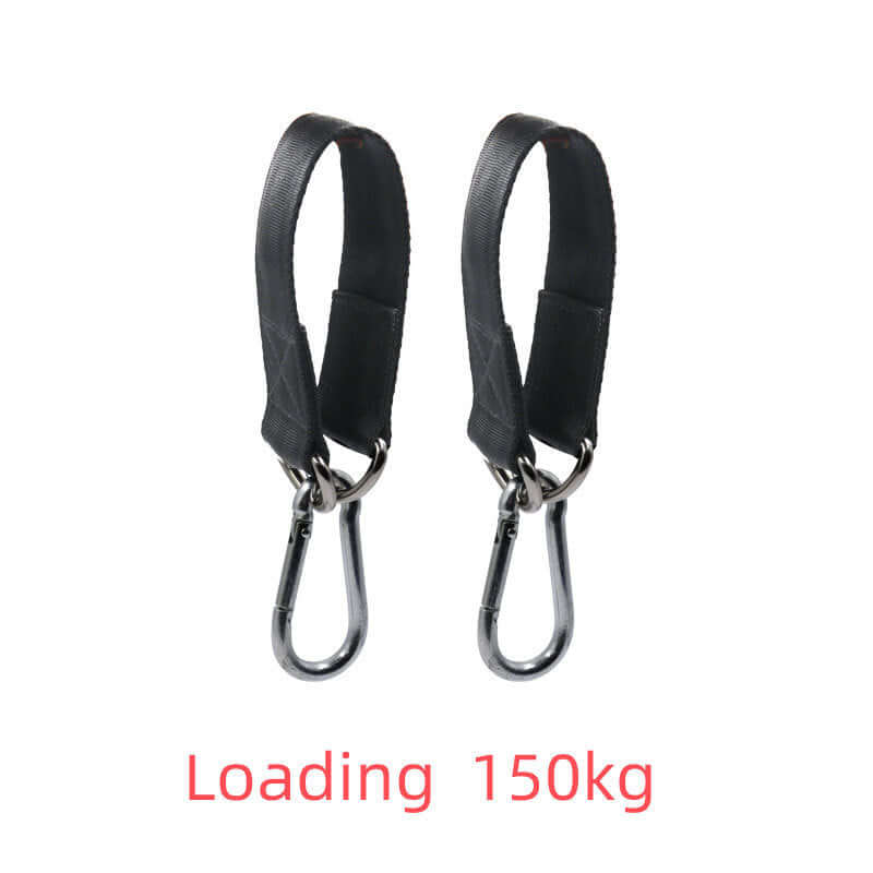 DIY exercise equipment pull-up straps, fitness ribbon material, set of 2, 150kg load capacity