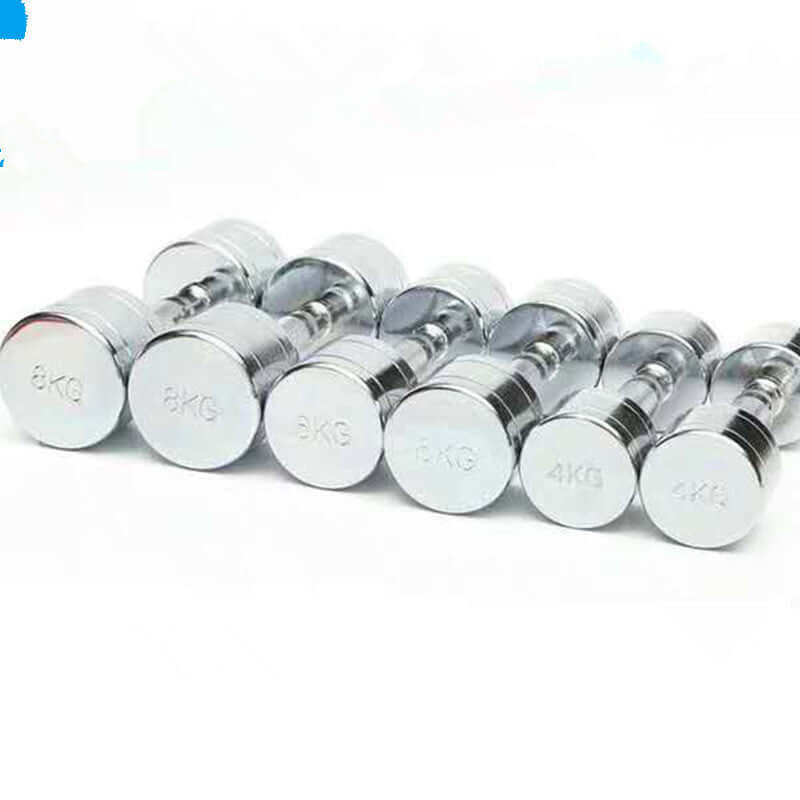 “Pure Steel Electroplated Dumbbell – Home Fitness Gym Equipment for Durable and Effective Strength Training