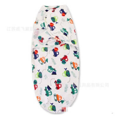 "Cotton Baby Wrap Towel and Cartoon Sleeping Bag - Anti-Startle Baby Product"