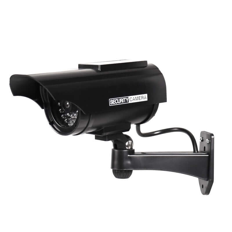Solar-Powered Fake Camera - Eco-Friendly Surveillance Dummy with Realistic Design for Effective Security Deterrence"