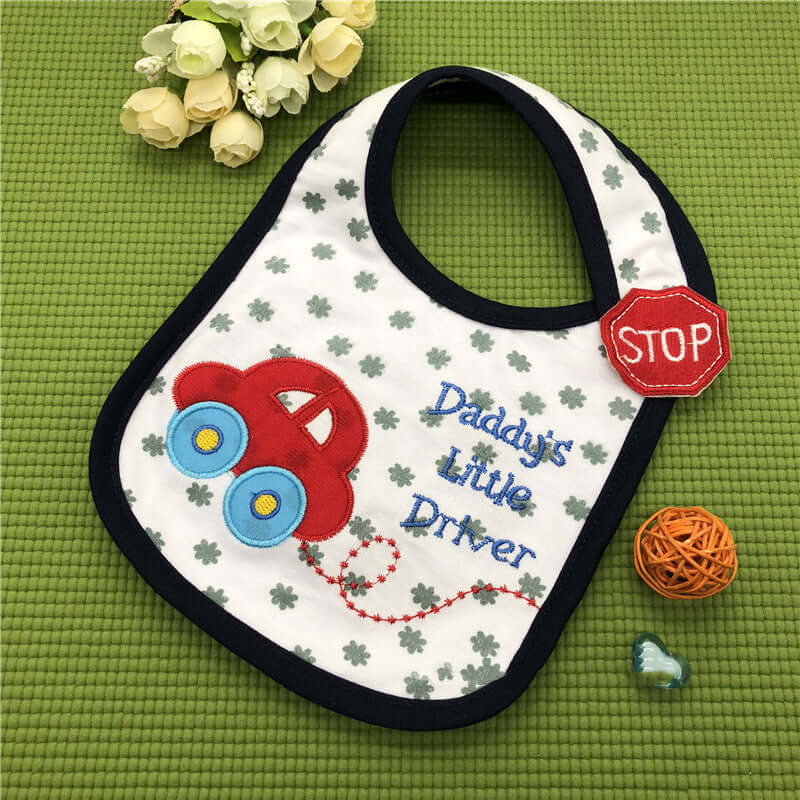 "Three-Layer Waterproof Saliva Towel Bib for Maternal and Baby Use - Wholesale"