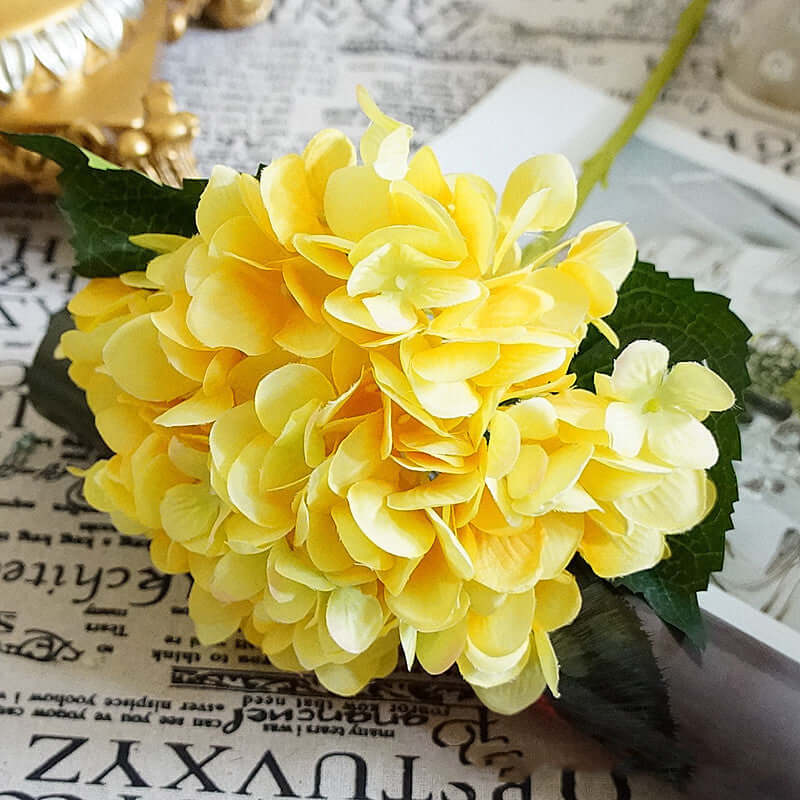 Bride Bouquet Vase Decoration - Accessories for Flower Arrangements with Silk Hydrangea Artificial Flowers"
