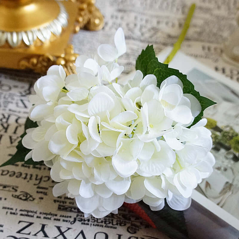 Bride Bouquet Vase Decoration - Accessories for Flower Arrangements with Silk Hydrangea Artificial Flowers"