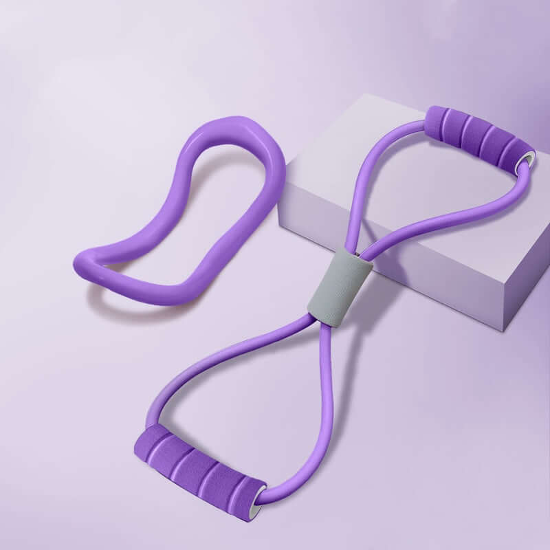 Eight-Shaped Elastic Rope Stretch Belt - Arm Fitness Exercise Equipment"