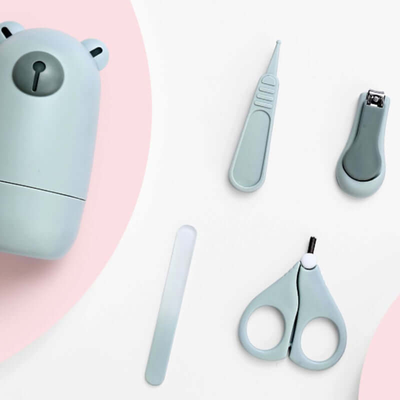 "Baby Nail Scissors Set - Safe and Precise Nail Care Tool for Newborns and Children"