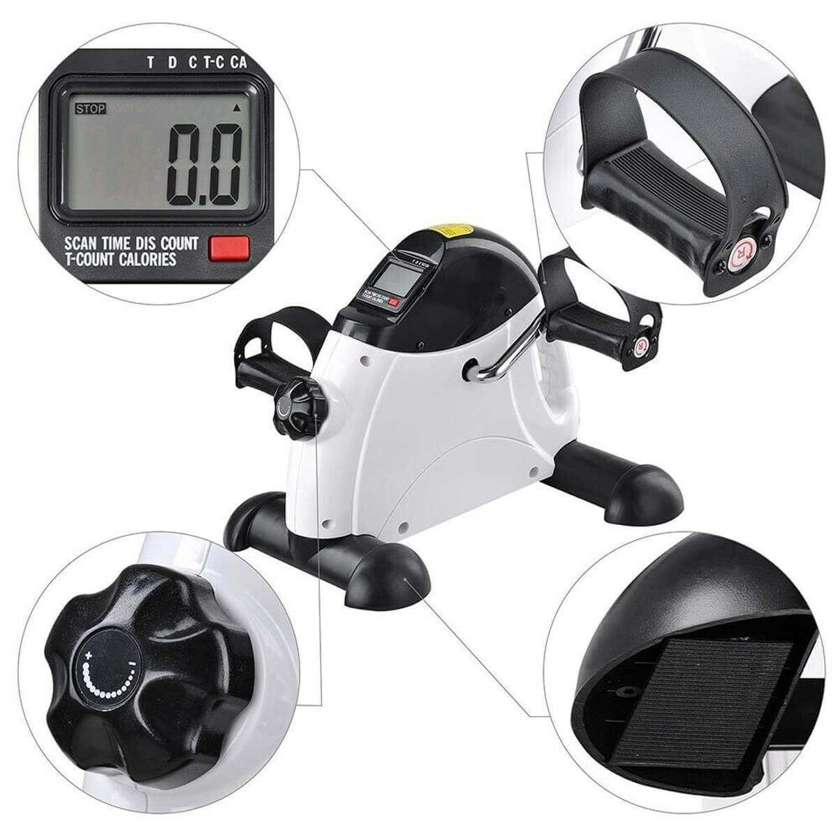 Mini Stepper Office Bicycle - Leg Rehabilitation and Exercise Fitness Equipment