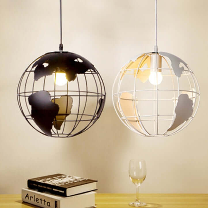 Globe Pendant Light – Earth Globe Lamp for Unique and Artistic Illumination
