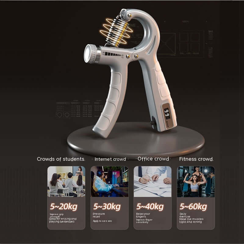 "Spring Grip Arm Strengthener for Men - Professional Home Fitness Equipment"