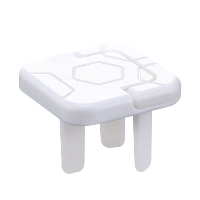 Child safety socket cover made of ABS resin for baby protection, two-phase three-phase insulation design, easy to install and difficult for children to remove