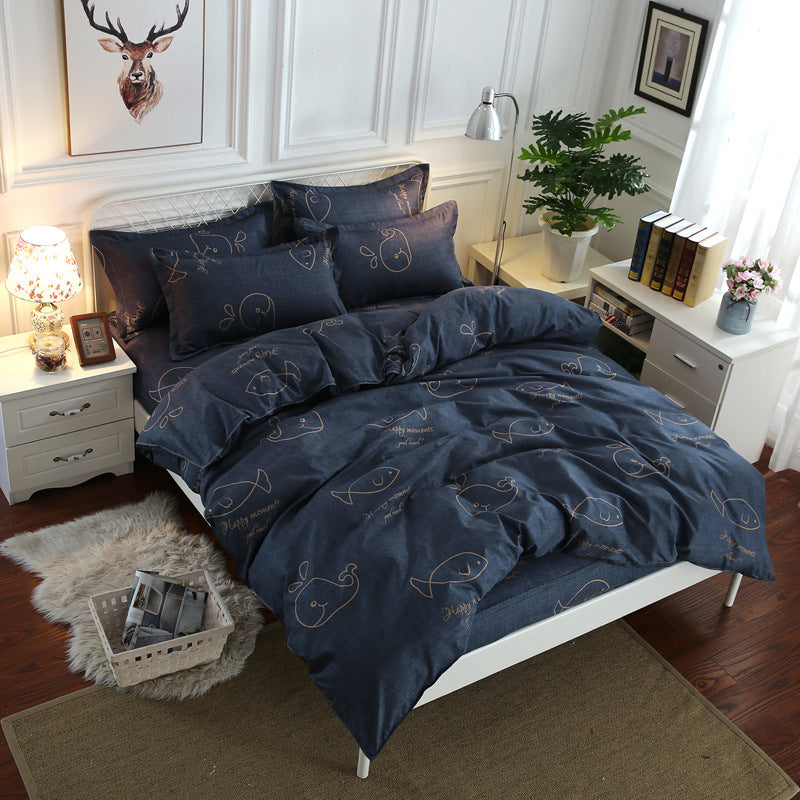 Four-Piece Home Textile Bedclothes Set - Comfortable and Stylish Bedding for Every Bedroom