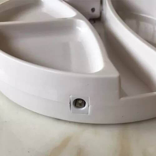 White Foldable Vanity Mirror with Light – Compact and Stylish Makeup Mirror for Enhanced Illumination