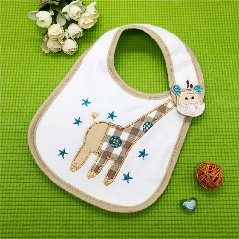 "Three-Layer Waterproof Saliva Towel Bib for Maternal and Baby Use - Wholesale"
