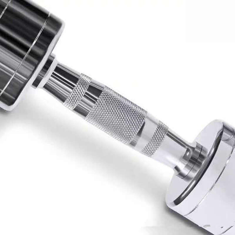 “Pure Steel Electroplated Dumbbell – Home Fitness Gym Equipment for Durable and Effective Strength Training