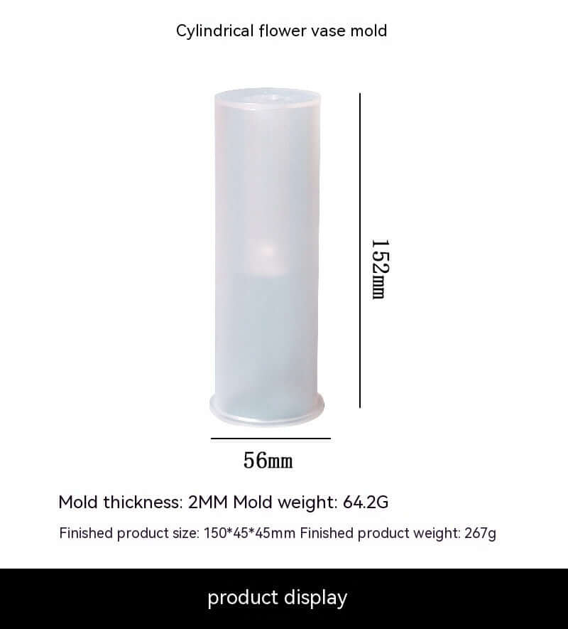 Epoxy mold for creating simple flower vases, perfect for dried flowers and living room decoration”