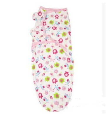 "Cotton Baby Wrap Towel and Cartoon Sleeping Bag - Anti-Startle Baby Product"