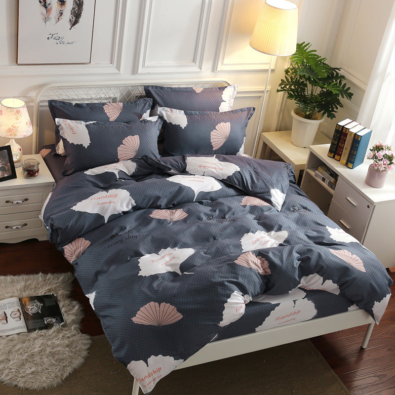 Four-Piece Home Textile Bedclothes Set - Comfortable and Stylish Bedding for Every Bedroom