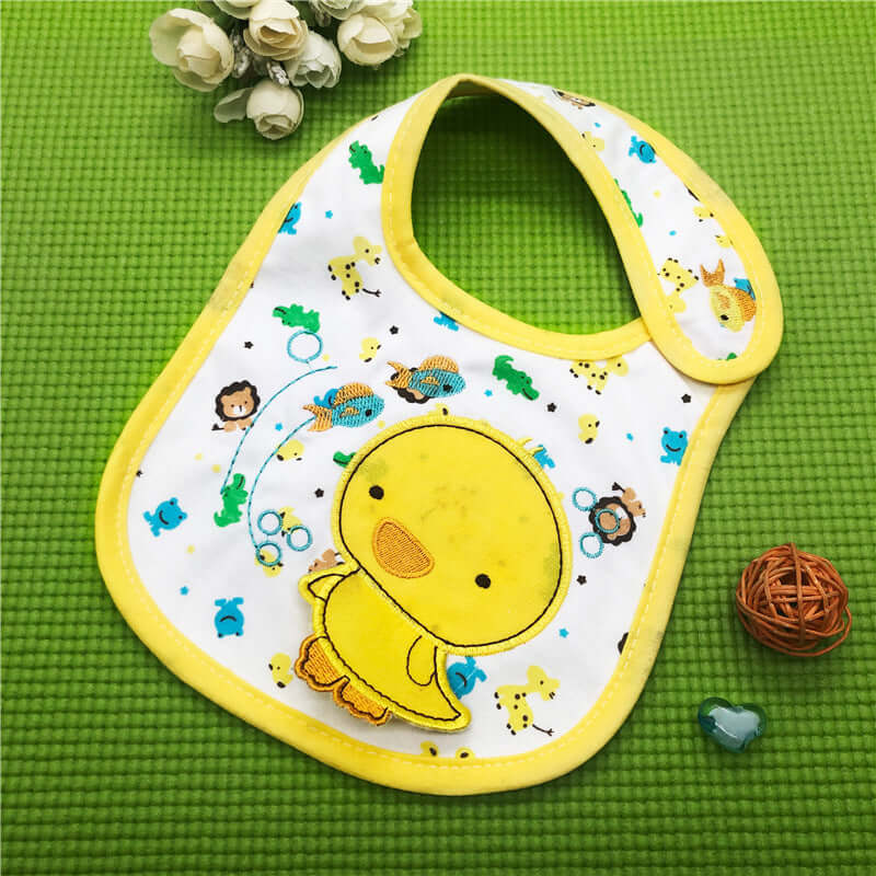 "Three-Layer Waterproof Saliva Towel Bib for Maternal and Baby Use - Wholesale"
