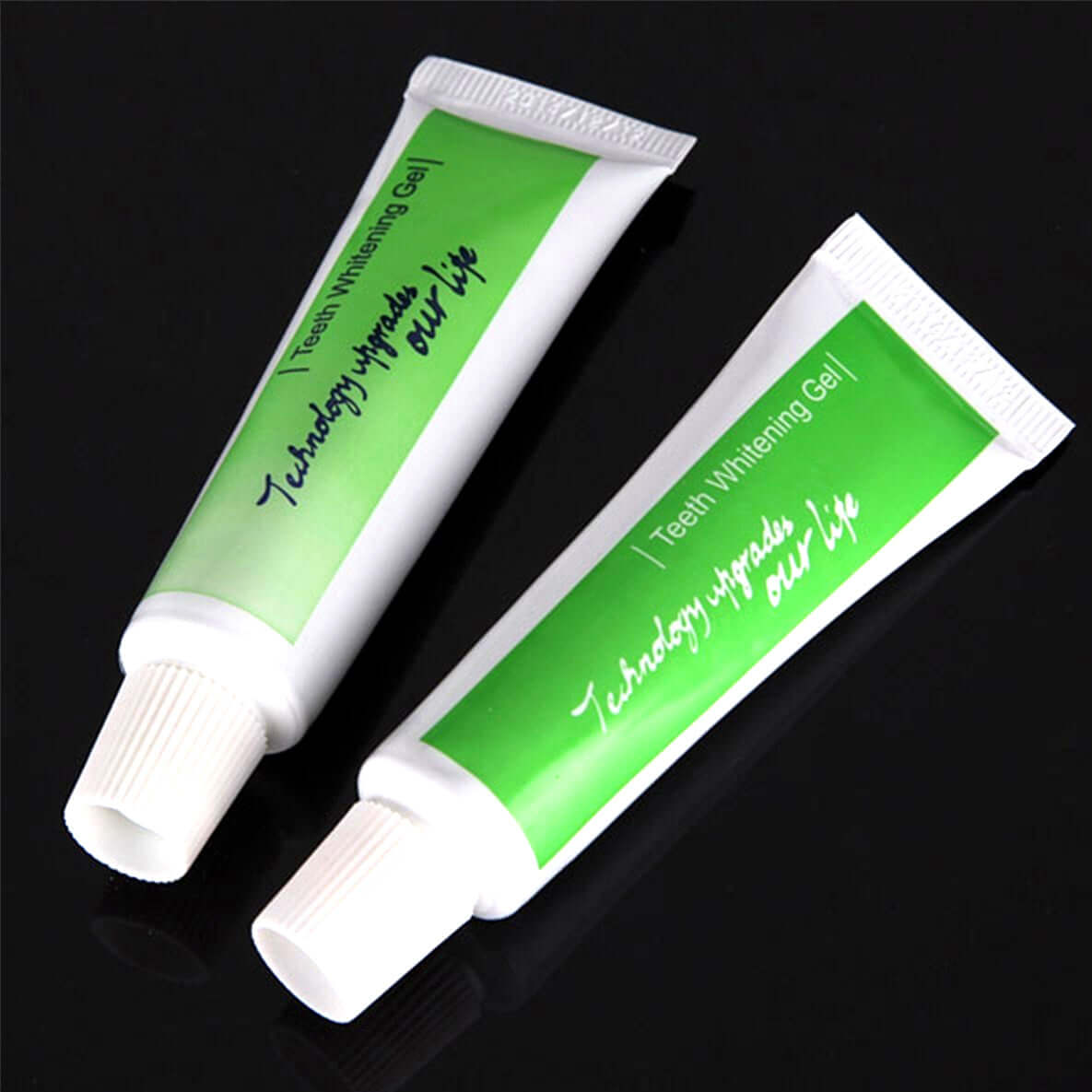 "Oral Gel Teeth Whitening - Dental Bleaching Gel with LED Light for Effective Tooth Whitening"