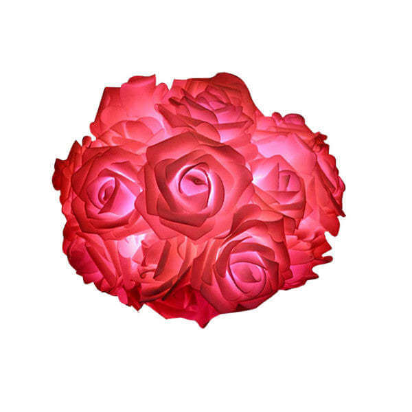 "LED Rose Flower Lights – Beautiful and Illuminating Floral Decor for Romantic and Elegant Settings"