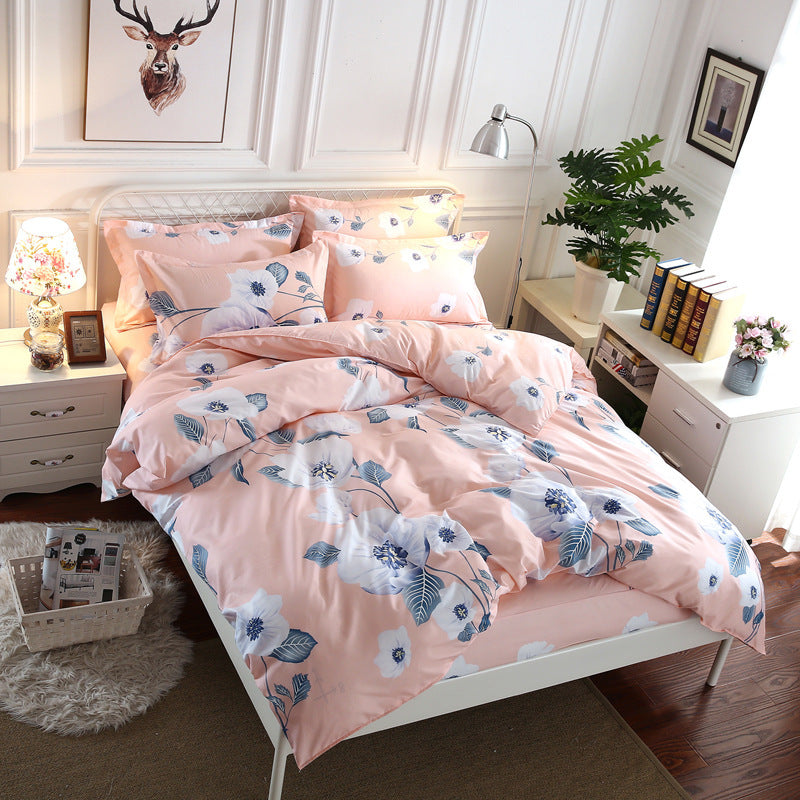 Four-Piece Home Textile Bedclothes Set - Comfortable and Stylish Bedding for Every Bedroom