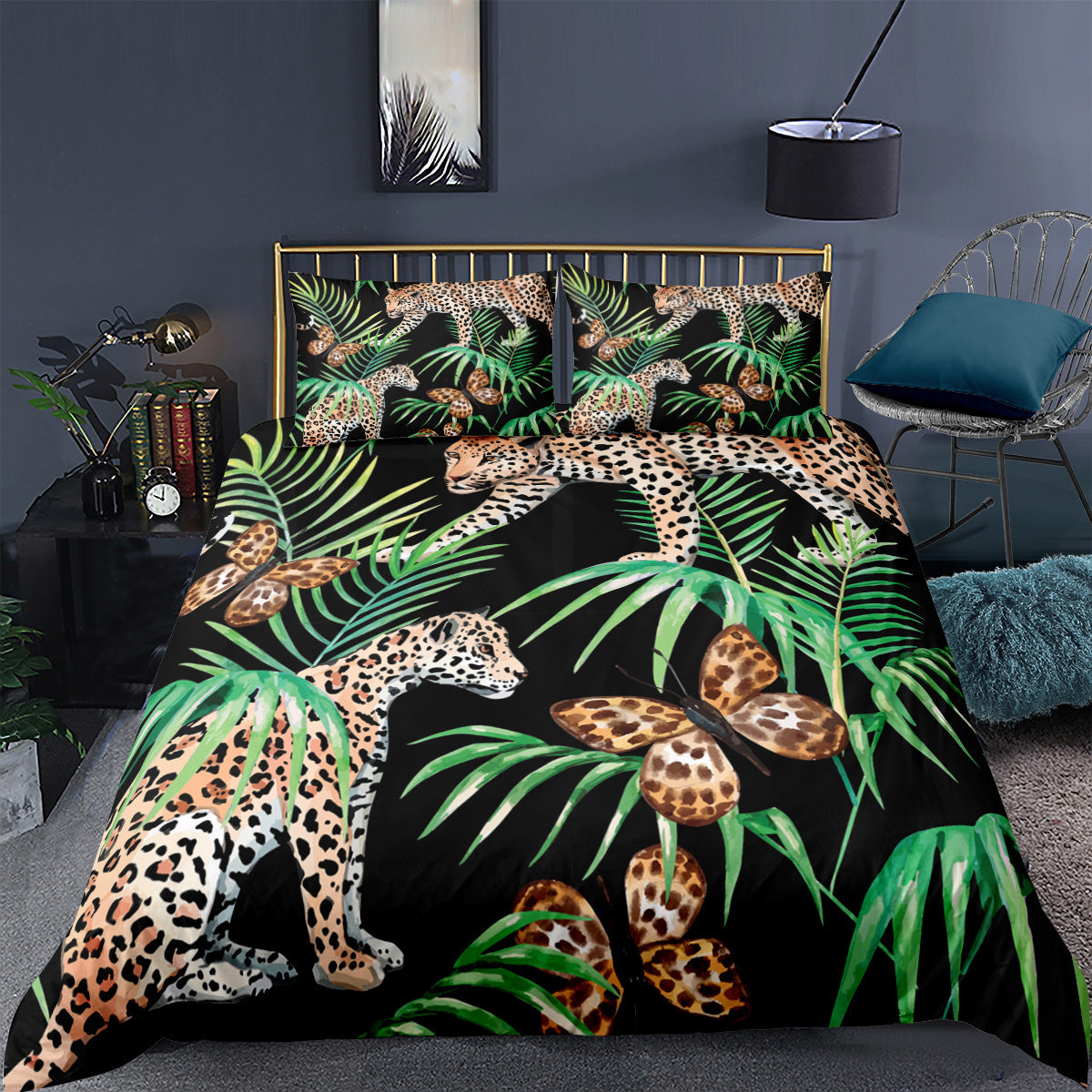"Digital Printed Bedding Quilt Cover - Vibrant and Stylish Home Textile for Cozy Bedrooms"