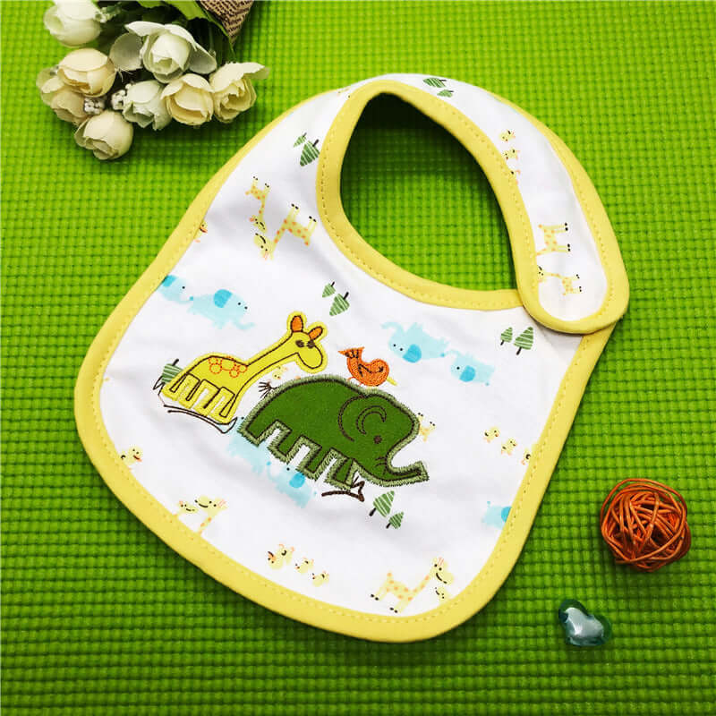 "Three-Layer Waterproof Saliva Towel Bib for Maternal and Baby Use - Wholesale"