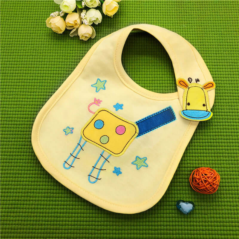 "Three-Layer Waterproof Saliva Towel Bib for Maternal and Baby Use - Wholesale"
