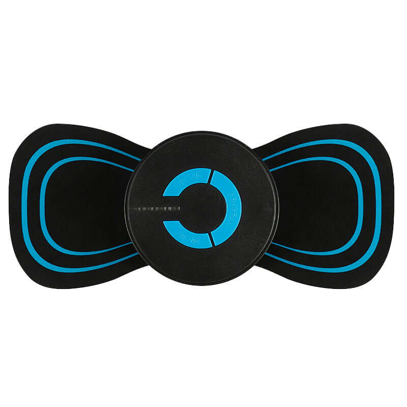 "Portable Mini Electric Neck and Back Massager - Cervical Massage Stimulator with USB Charging for Pain Relief and Relaxation"