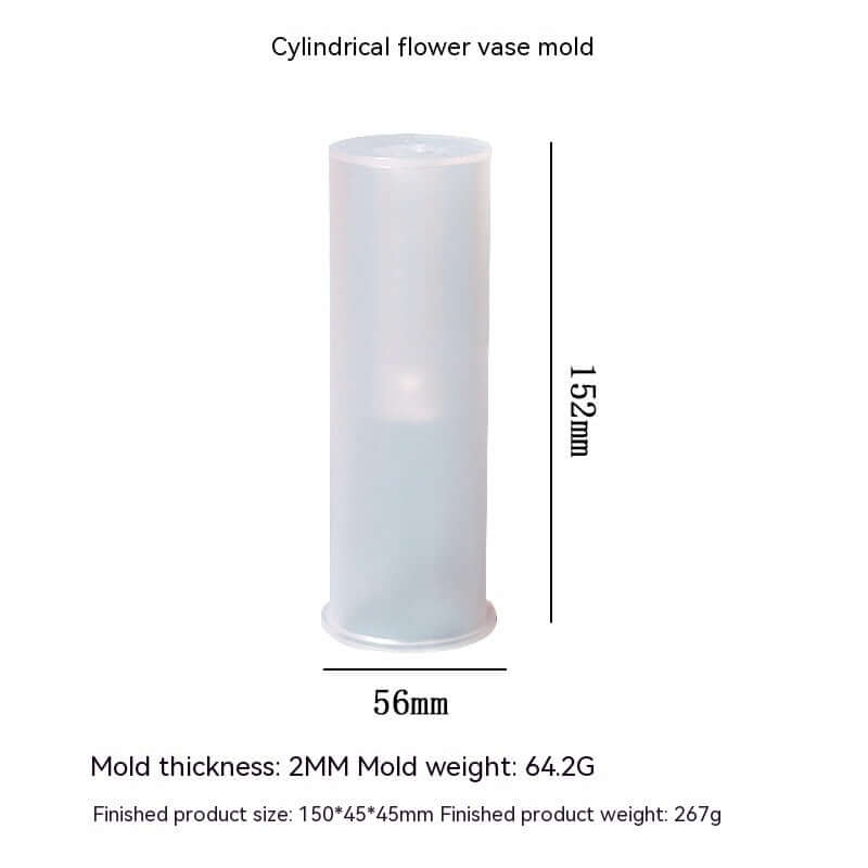 Epoxy mold for creating simple flower vases, perfect for dried flowers and living room decoration”