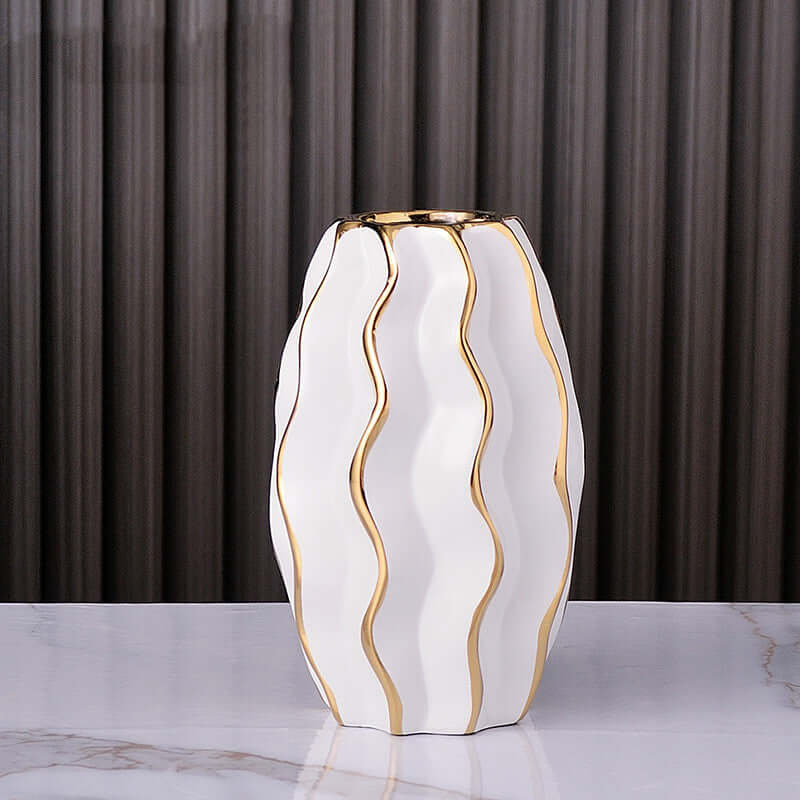 "Simple creative vase with water culture flowers for elegant home decor"