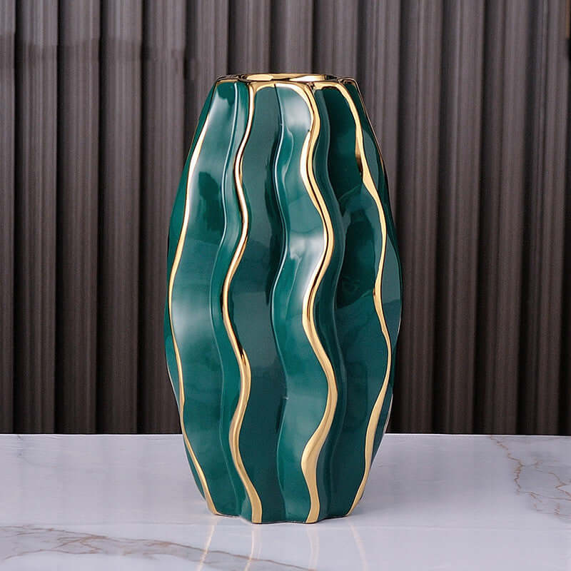 "Simple creative vase with water culture flowers for elegant home decor"