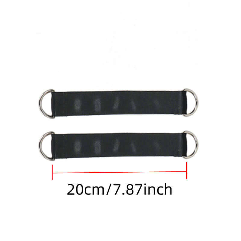 DIY exercise equipment pull-up strap, 20cm length, set of 2 pieces, made of ribbon material for fitness purposes.