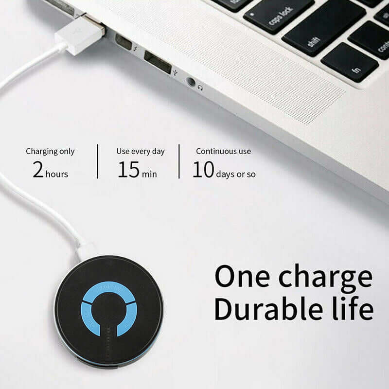 "Portable Mini Electric Neck and Back Massager - Cervical Massage Stimulator with USB Charging for Pain Relief and Relaxation"