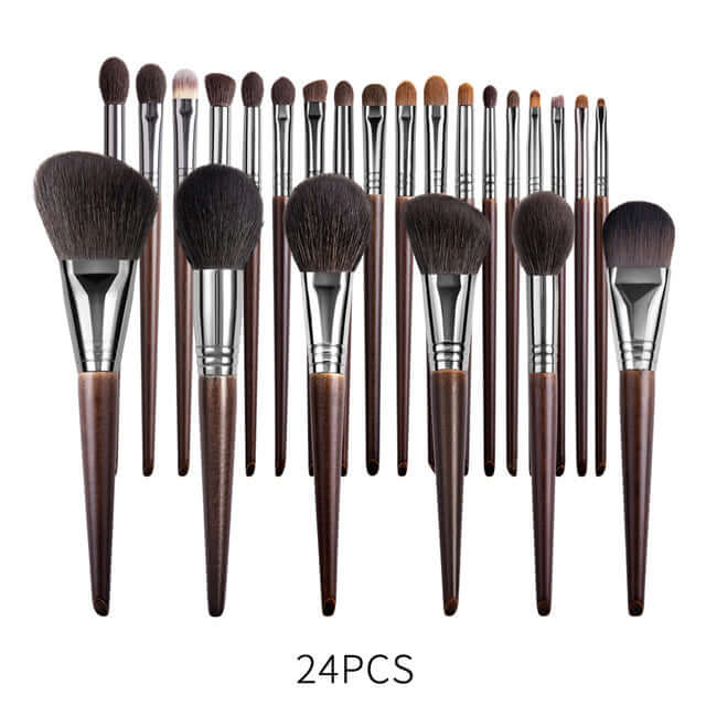 "Natural Makeup Brush Set – Goat Hair Eyeshadow Brushes for Precision and Effortless Application of Eye Makeup"