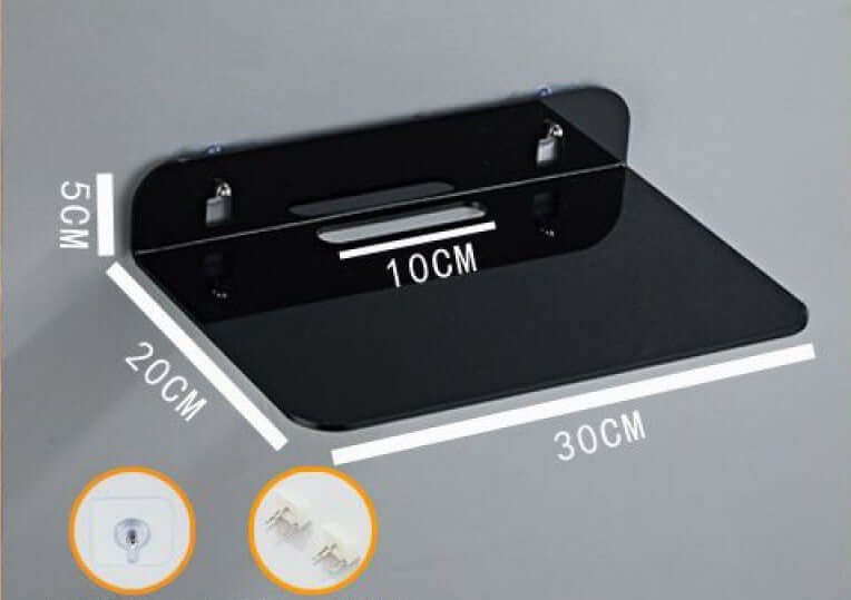 "Living Room Camera Monitoring Shelving Bracket - Adjustable Mounting Solution for Secure and Discreet Camera Placement"