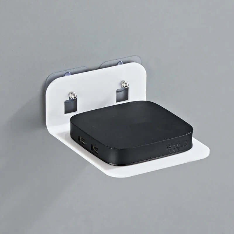 "Living Room Camera Monitoring Shelving Bracket - Adjustable Mounting Solution for Secure and Discreet Camera Placement"
