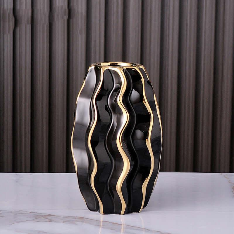 "Simple creative vase with water culture flowers for elegant home decor"