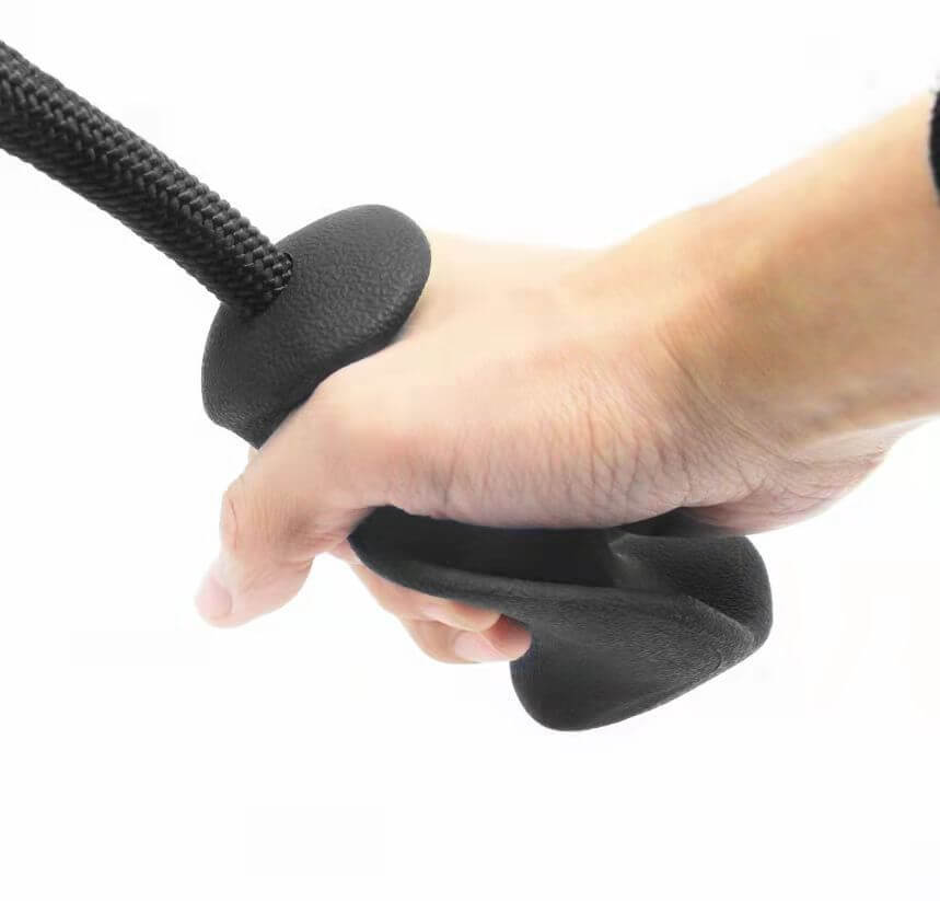 High pull-down back gym equipment handle for improved grip and control during back exercises, designed to enhance workout effectiveness and comfort.