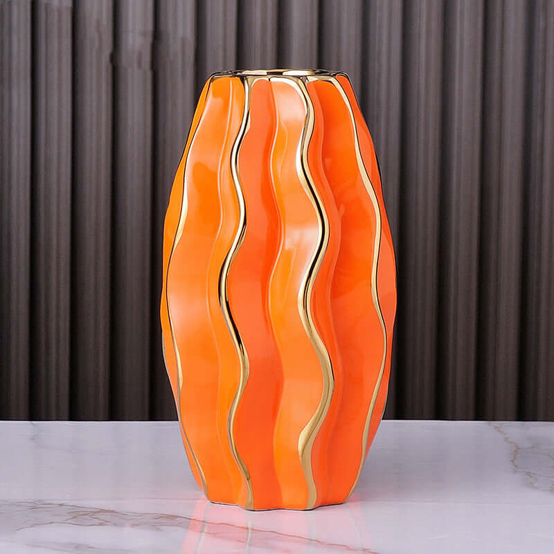 "Simple creative vase with water culture flowers for elegant home decor"