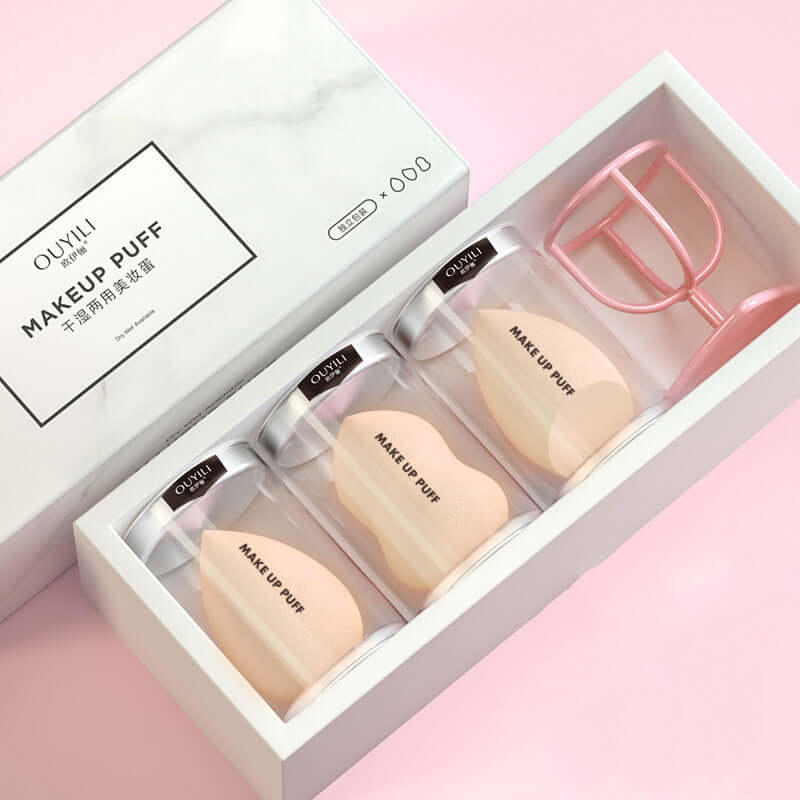 "Beauty Egg Gourd Sponge Puff – Versatile Cushion Makeup Tool for Smooth and Even Application"