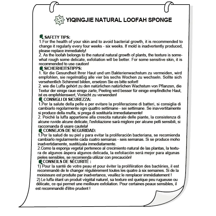 Natural Loofah Sponge Exfoliating Body Scrubber (2 Pack),Made with Eco-Friendly and Biodegradable Shower Luffa Sponge, Loofah for Women and Men, Beige 2 Count (Pack of 1)