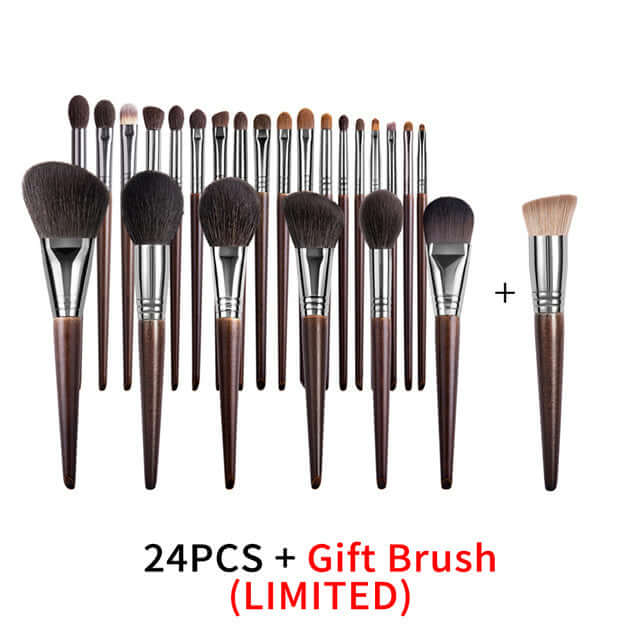 "Natural Makeup Brush Set – Goat Hair Eyeshadow Brushes for Precision and Effortless Application of Eye Makeup"