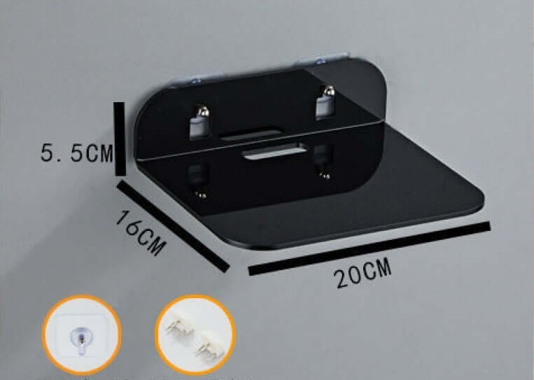 "Living Room Camera Monitoring Shelving Bracket - Adjustable Mounting Solution for Secure and Discreet Camera Placement"