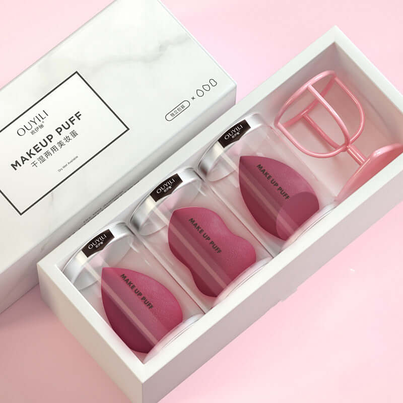 "Beauty Egg Gourd Sponge Puff – Versatile Cushion Makeup Tool for Smooth and Even Application"