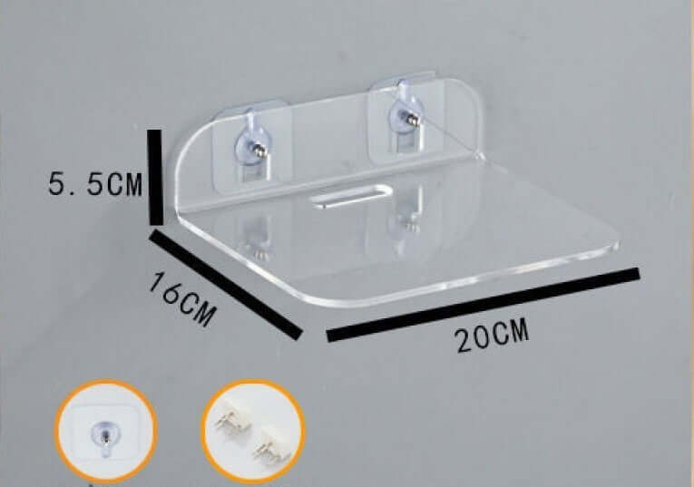 "Living Room Camera Monitoring Shelving Bracket - Adjustable Mounting Solution for Secure and Discreet Camera Placement"