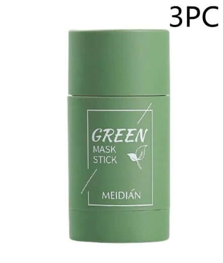 "Green Tea Clay Stick Mask - Oil Control, Anti-Acne, and Whitening Seaweed Mask for Skin Care"