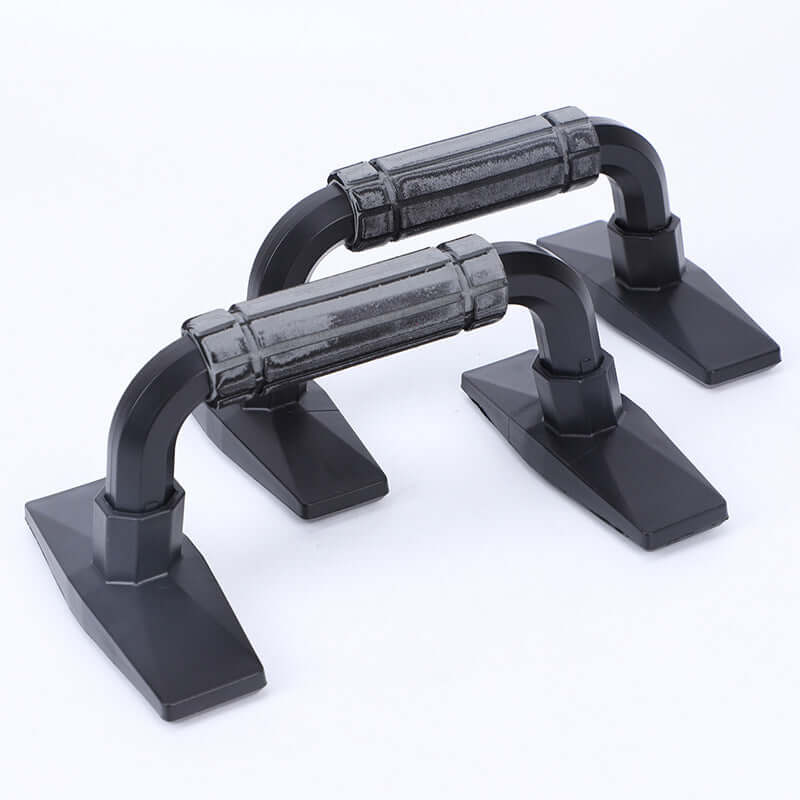 H-type push-up support chest exercise equipment in black for office, outdoor, and home fitness, weight 0.72 kg, perfect for fitness and body training.