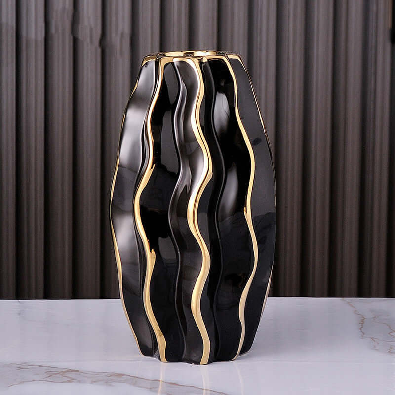 "Simple creative vase with water culture flowers for elegant home decor"